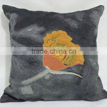 Plus new design flower cushion cover Hand Knitting Pillow
