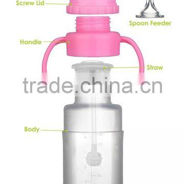 120ml Wide Aperture Food Grade Drop Resistance Soft Silicone Baby Bottle Bpa Free photo-3
