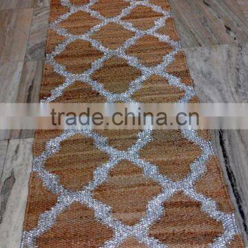 Jute Hemp Metallic Rugs