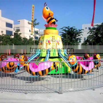 Amusement park games equipment kids self control rotary bee amusement rides