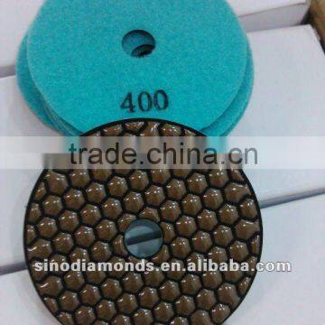 good dry polishing pads for dimension stone