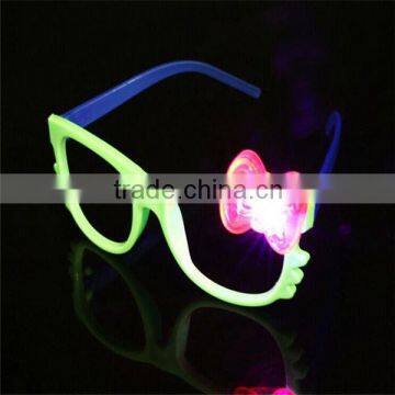 New Plastic led glasses With Flashing Light new model eyewear frame glasses