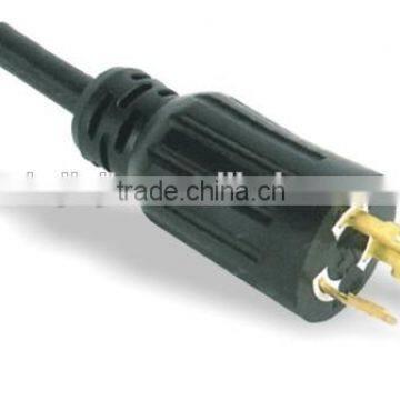 NEMA L5-20P locking power cord plug with cUL approval