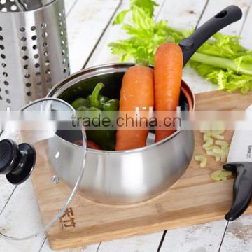 6.3" Charms stainless steel commercial mini milk pan kitchenware