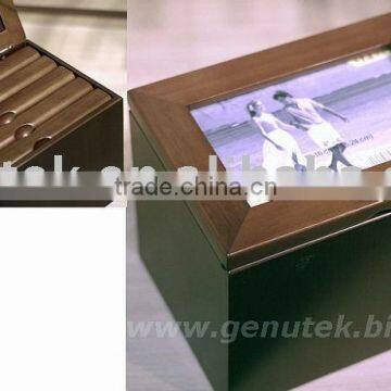 wooden photo box