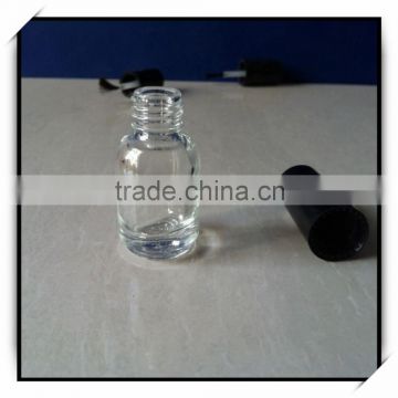 5ml round glass nail polish bottles with brush cap