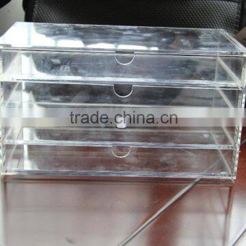 clear acrylic makeup organizer Drawer with 4 drawers