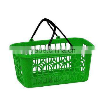 Small rectangular fruit shopping basket with handle