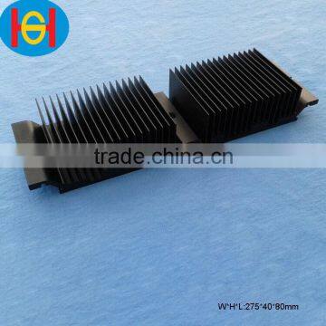 black anodized extrusion aluminum led cooling heat sink                        
                                                Quality Choice