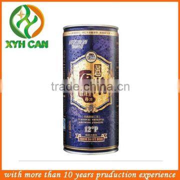 Best printing 1000ml tinplate easy open round beverage beer tin can