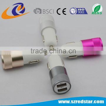 Electric type and charger use dual usb car charger