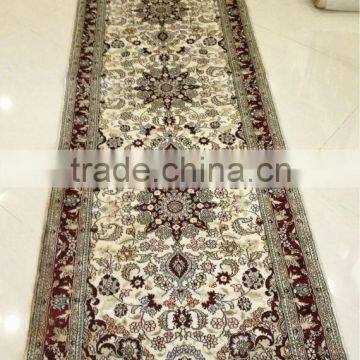 iranian turkish kilim runner rug washable, silk carpet hand knotted factory price