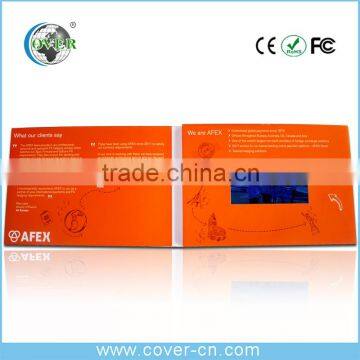 Invitation Lcd Video Greeting Card/lcd Video Brochure Card/lcd Screen Greeting Card