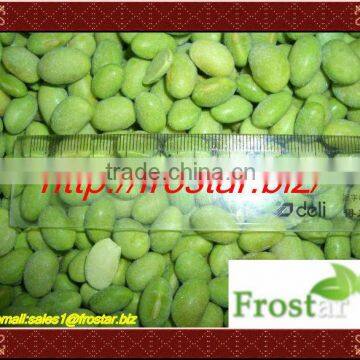 Frozen green soybeans