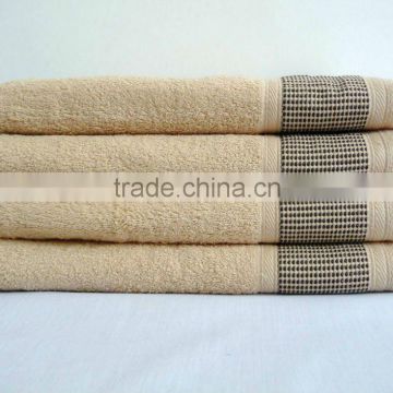 cotton beige towel