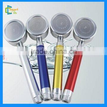 Tpically light alumimum colorful water saving bathroom using shower head