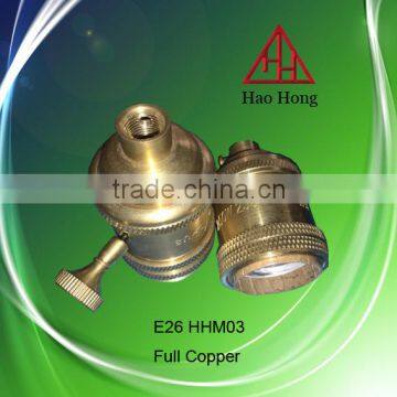 E26HHM03Haohong ceramic lamp socket/precolian lamp holder