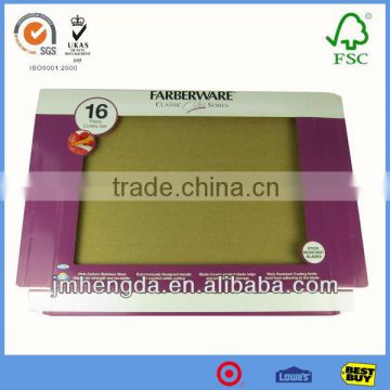 Custom Printed cardboard packaging paper box with window