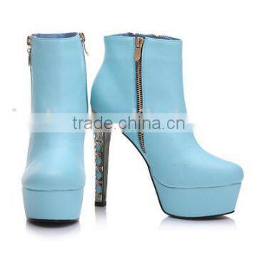 high quality fashion simple sexy platform boots