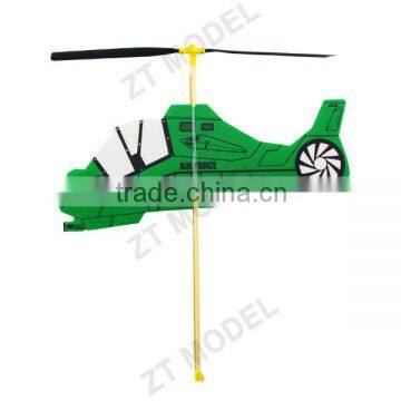 Rubber Powered Helicopter Rubber Band Cheap Toys