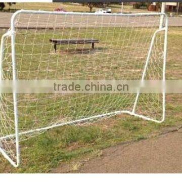 Customized iron tube frame soccer goal with powder coating