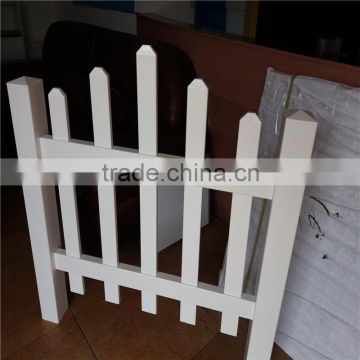 2016 pvc plastic guardrail steel fence in 1.2*3.0m in Guangzhou factory