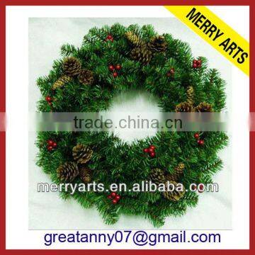 new custom artificial wreaths wholesale evergreen wreaths christmas decoration wreaths