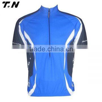 Polyester comfortable coolmax cycling jersey