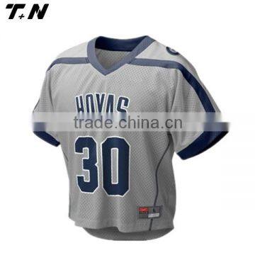 Top Quality Custom Reversible Lacrosse Uniform With Tackle Twill Numbers photo-2