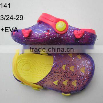 PVC kids lighted slippers