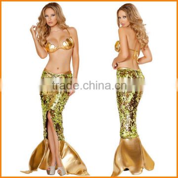 Halloween game uniform trade Sey Mermaid Dress Europe and America quick to sell the temptation to dress suit