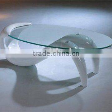 glass coffee table/ ABS coffee table