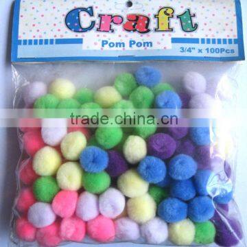 Gift Craft Decoration Acrylic Pompoms