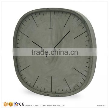 Cheap Customized Cement Craft Square Wall Clock