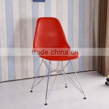 Home Furniture Hot Sale Plastic Chair With Aluminum Legs photo-4