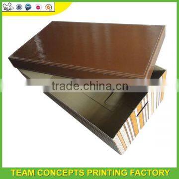 Corrugate paper custom hat box packing