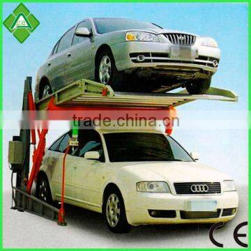 Two level car stack car parking system solution