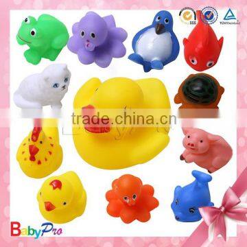 Hot Sale Floating Promotional Rubber Bath Toy Animal Toy