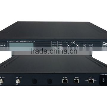 DVB 8-channel ip mux scrambler qam modulator/ip input qam modulator