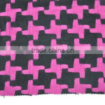 designer printed wool felt fabric faux fur