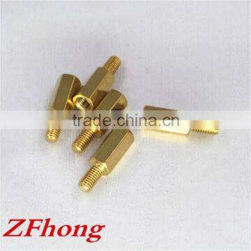 Factory M2 M2.5 M3 M4 Brass Male Female Threaded Hex Standoff Pcb Brass Standoff Spacer photo-2