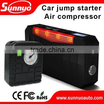 Auto21000mAh(c) car best selling car jump, car starter power bank with New LED screen & smart cable & Air compressor optional