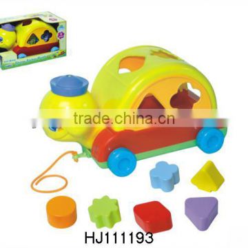 Baby Series, Baby Push And Pull Cartoon Blocks Turtle