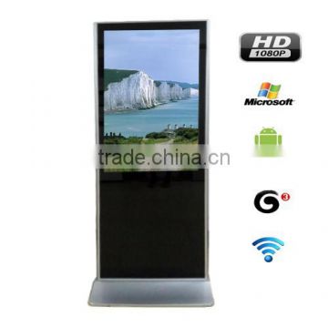 46 Inch Interactive Digital advertising display board information kiosk Signage