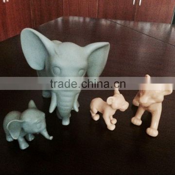 factory making OEM mini elephant vinyl wild animal toys