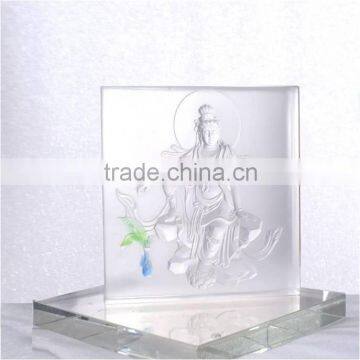 glory shine buddha transparent coloured glaze blessing crafts