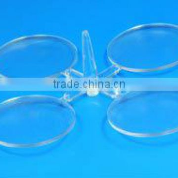 high quality plastic transparent lens supplier /plastic optical product