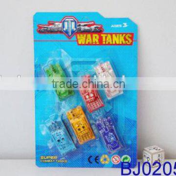 Cheap Kids Toy Small Plastic Free Wheel Glider Tank Toy 4pcs photo-3