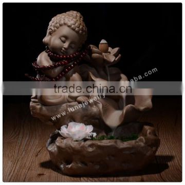 Small baby buddha Incense Burner ,ceramic incense burner