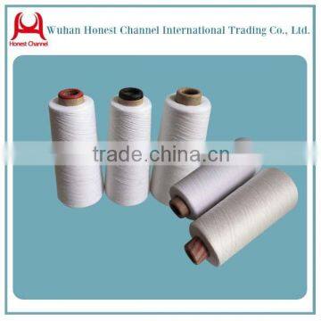 High Tenacity Spun Dyed Polyester Yarn / 100% Polyester Colored Thread Yellow Red Green 40/2 5000yards